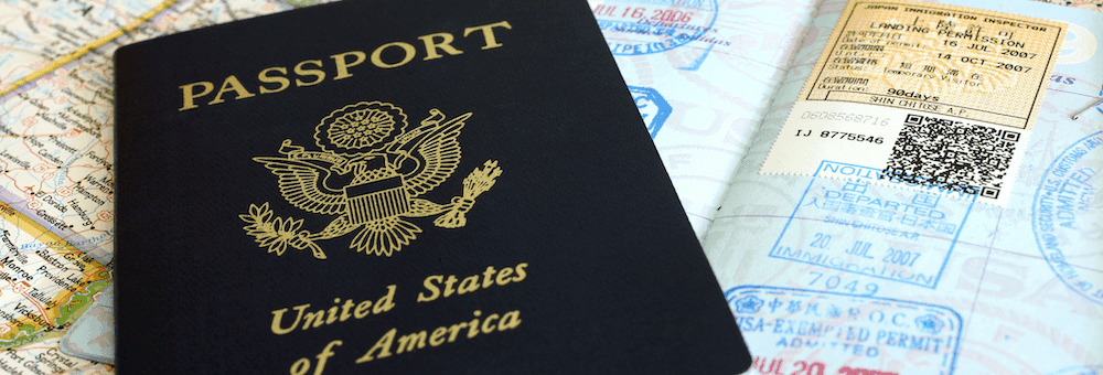 Passport and visa icon - Brazil travel document requirements