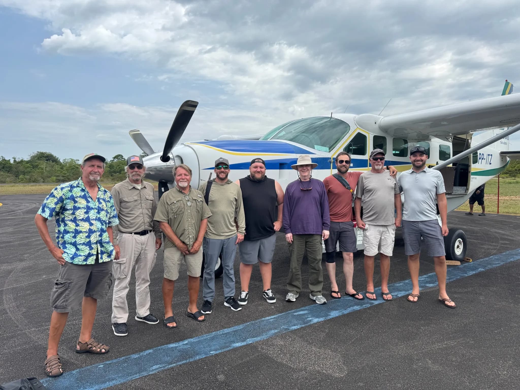 Corporate team building during an Amazon fishing retreat