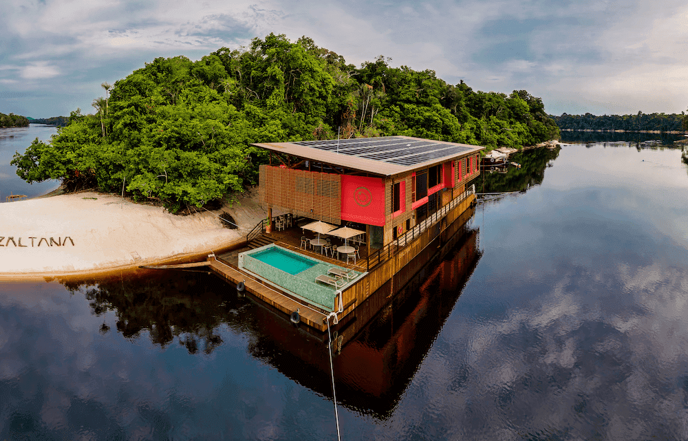 Private Amazon fishing lodge for corporate groups