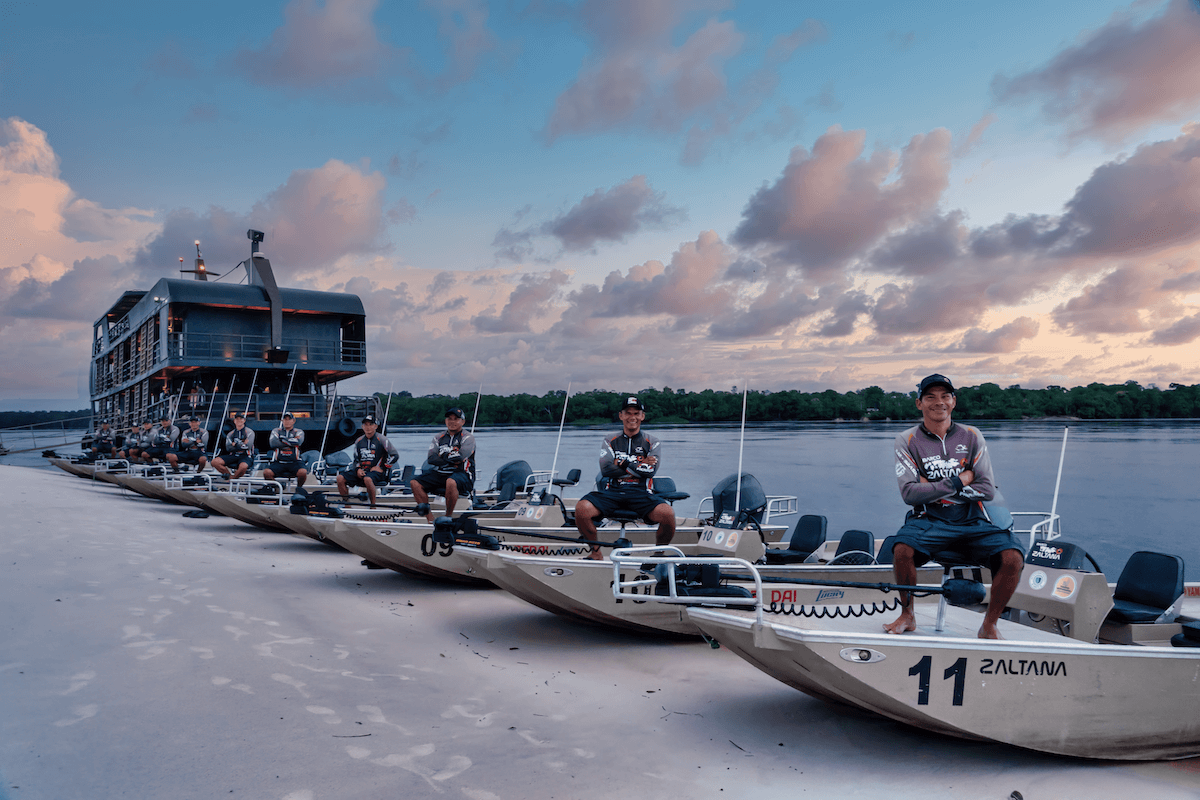 Amazon fishing background