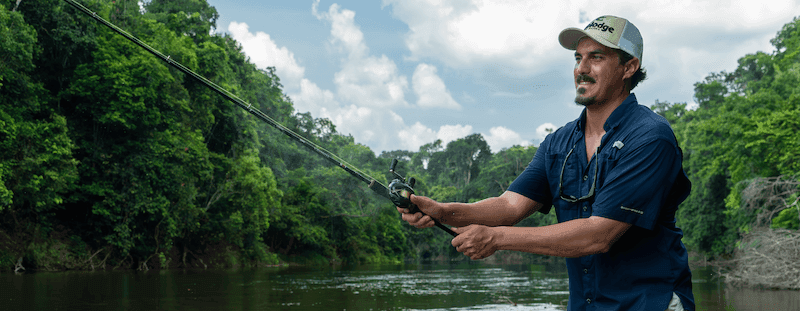 Essential clothing items for Amazon fishing trips