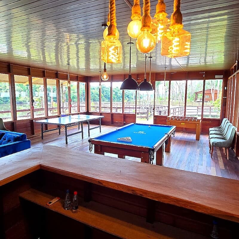 Riverside facilities at Pinima Lodge