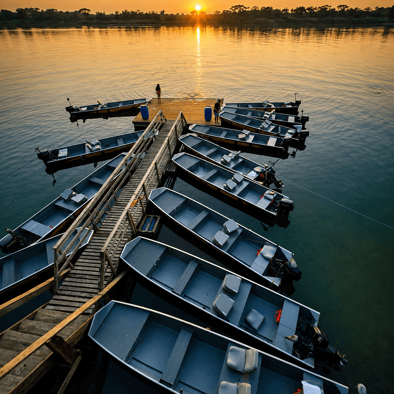 Fishing boat used at Sucunduri River Lodge