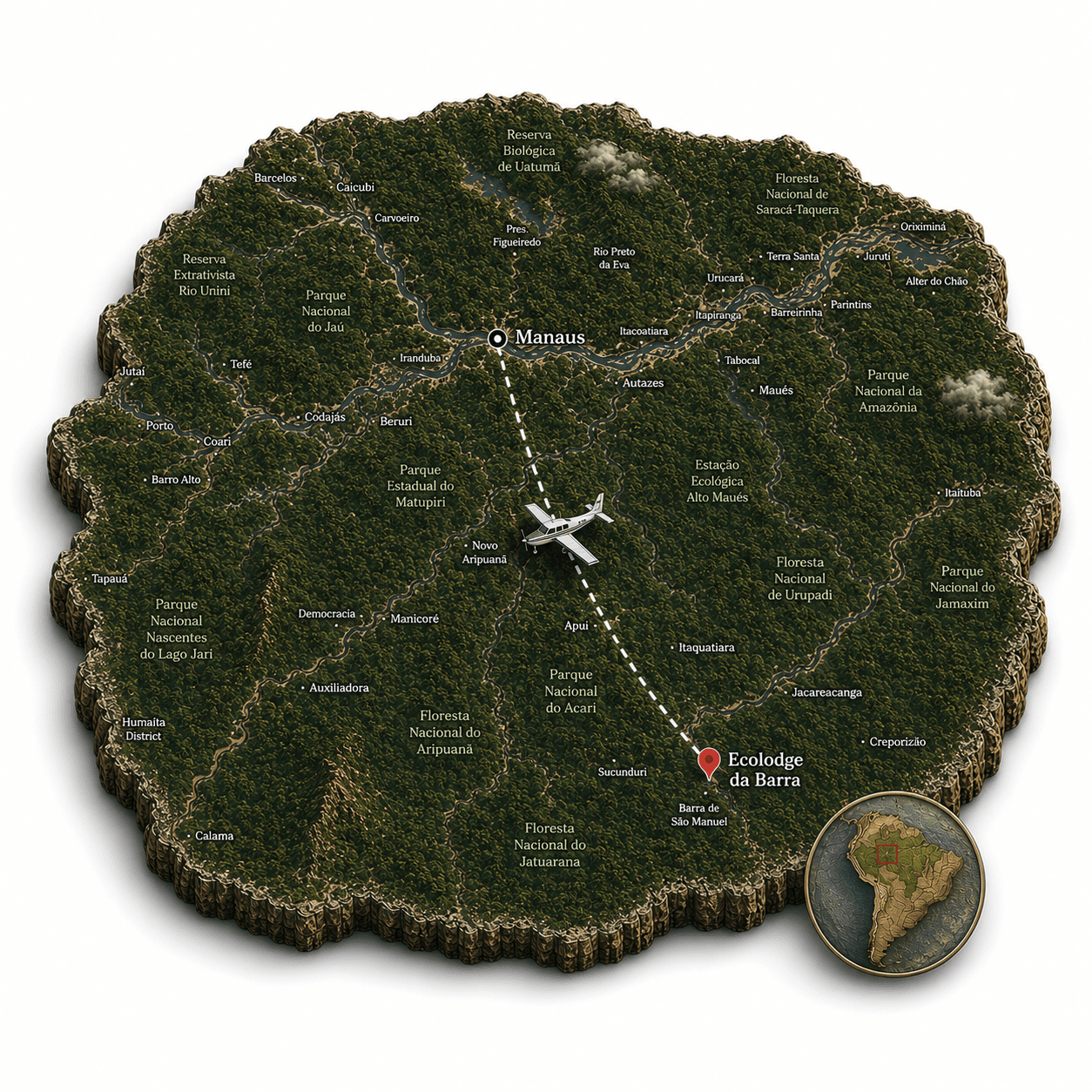 Zaltana Boat Map