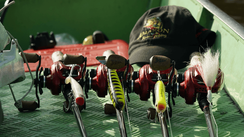 Selection of essential lures for Peacock Bass fishing